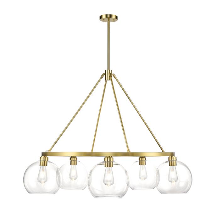 Brushed Brass/Clear
