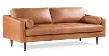 Load image into Gallery viewer, Cognac Tan/Sloped Armrest
