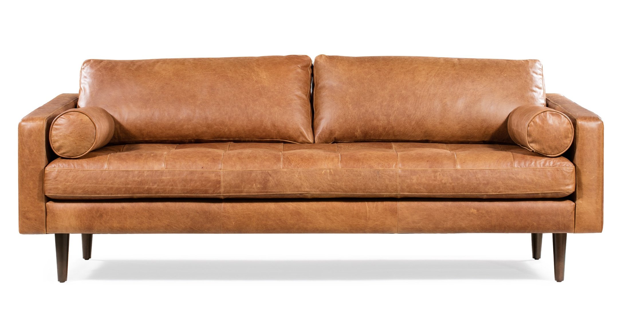 Cognac Tan/Sloped Armrest