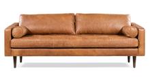 Load image into Gallery viewer, Cognac Tan/Sloped Armrest
