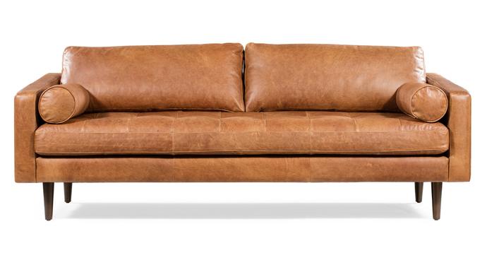 Cognac Tan/Sloped Armrest