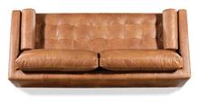 Load image into Gallery viewer, Cognac Tan/Sloped Armrest
