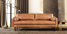 Load image into Gallery viewer, Cognac Tan/Sloped Armrest
