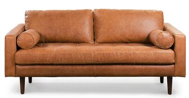 Cognac Tan/Sloped Armrest