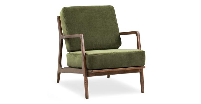 Distressed Green Velvet