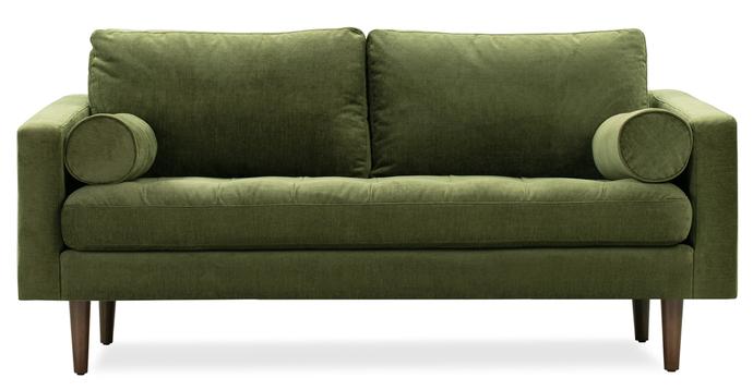 Distressed Green Velvet