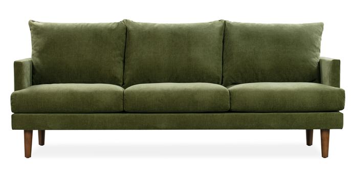 Distressed Green Velvet