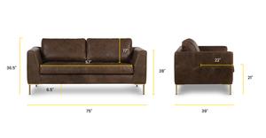 Brown Stone/Brass, dimensions