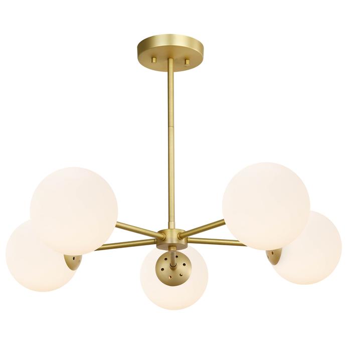 Brass/White