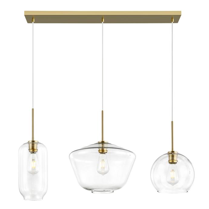 Brushed Brass/Clear