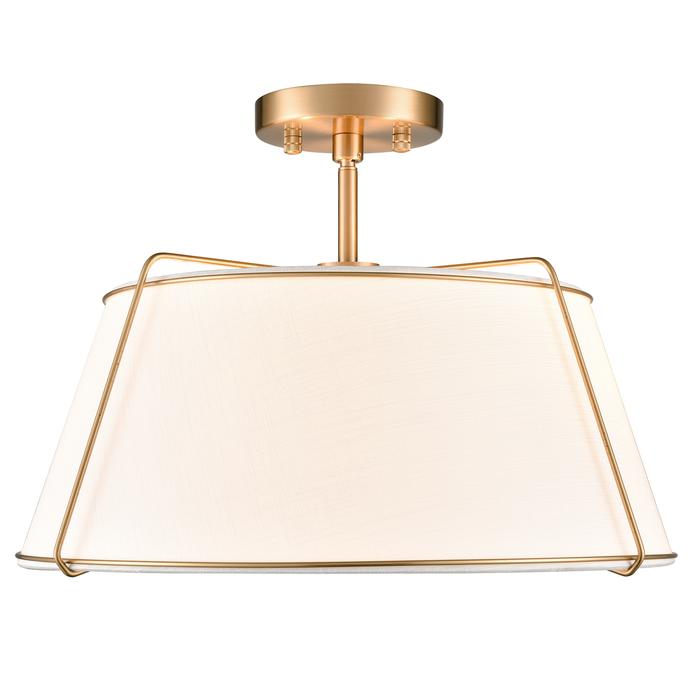 Antique Brass/White