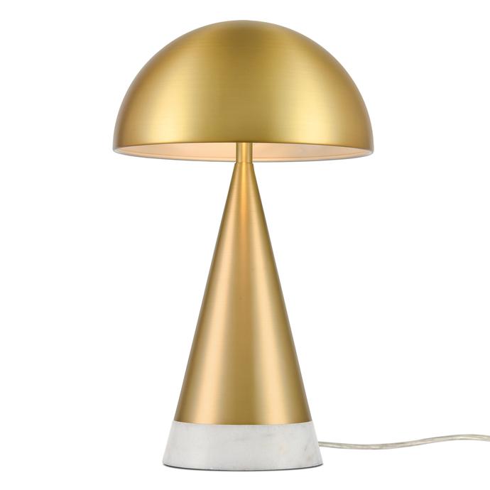 Brass/White