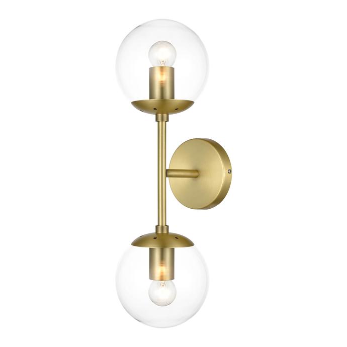 Brushed Brass/Clear
