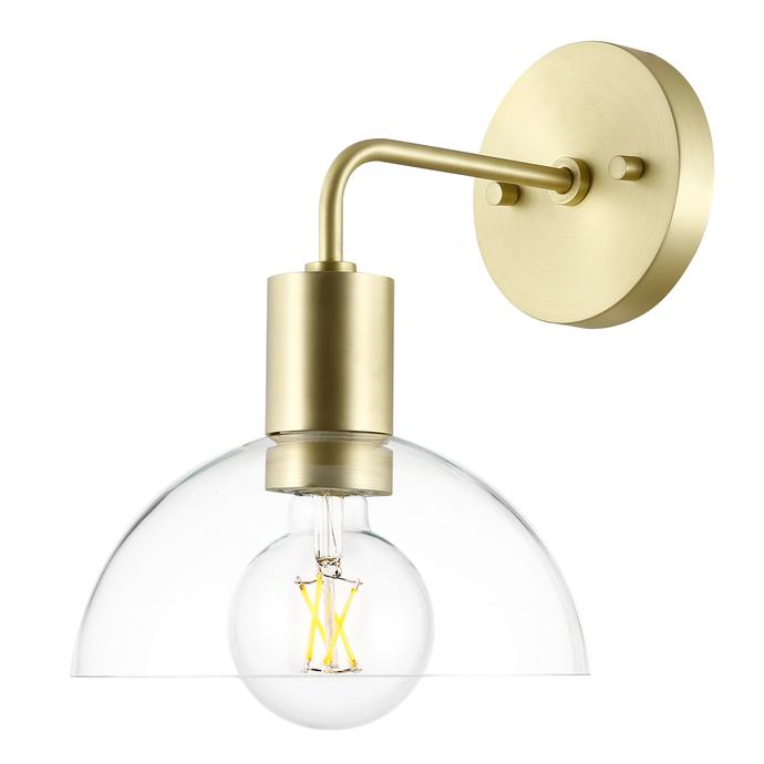 Brushed Brass/Clear