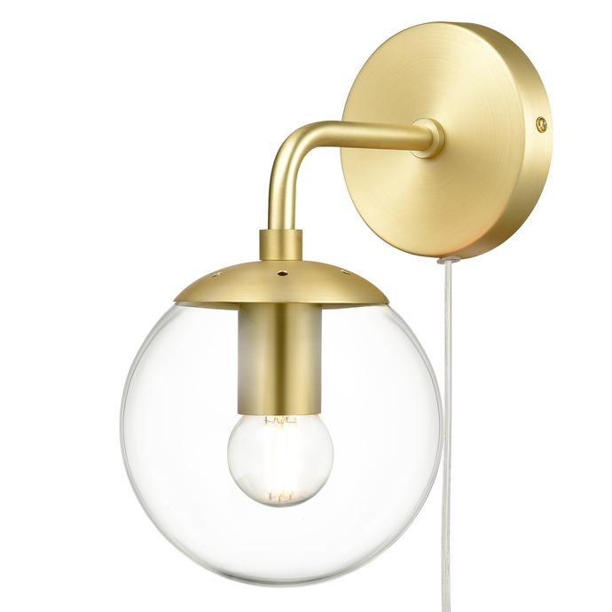 Brushed Brass/Clear