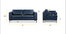 Load image into Gallery viewer, Midnight Blue/Black, dimensions
