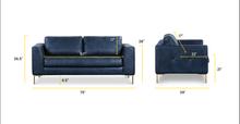 Load image into Gallery viewer, Midnight Blue/Brass, dimensions
